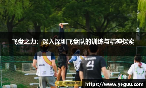 飞盘之力：深入深圳飞盘队的训练与精神探索