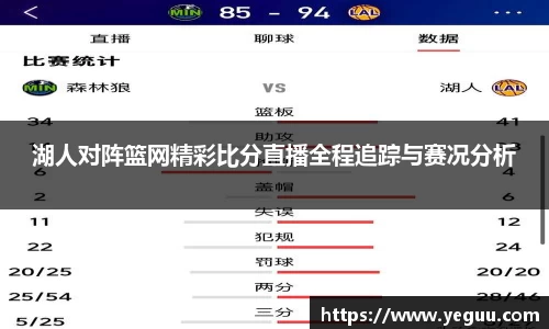 湖人对阵篮网精彩比分直播全程追踪与赛况分析